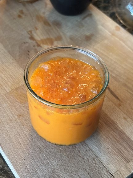 Carrot Ginger Cinnamon Milk